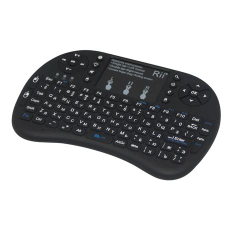 Rii Teclado Inal Mbrico I Perif Rico Con Panel T Ctil