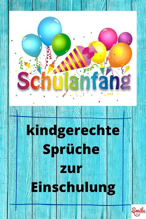 Spüche und Gedichte zur Einschulung Sprüche zum schulanfang