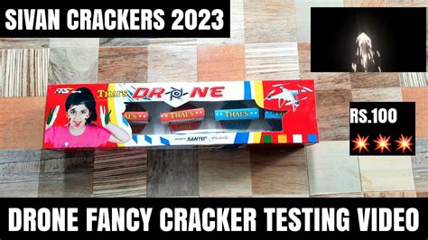 Sivan Crackers Drone Fancy Cracker Testing Video Sivakasi