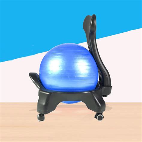 Buy Cajolg Classic Balance Ball Chair With Wheels Exercise Ball Chair