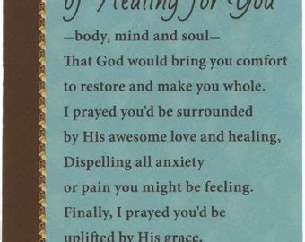 Prayer Cards Healing - Etsy