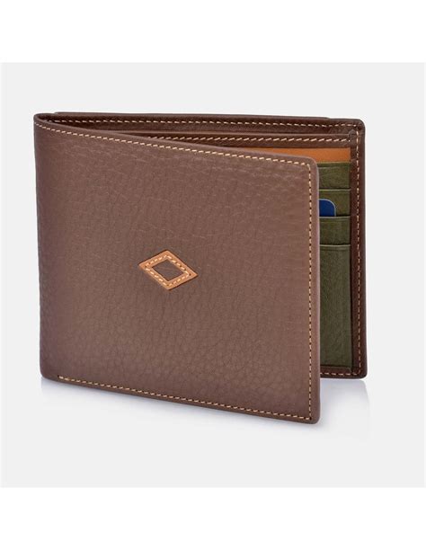 Cross Cartera De Hombre Piel Tipo Americano Con Monedero Multicolor