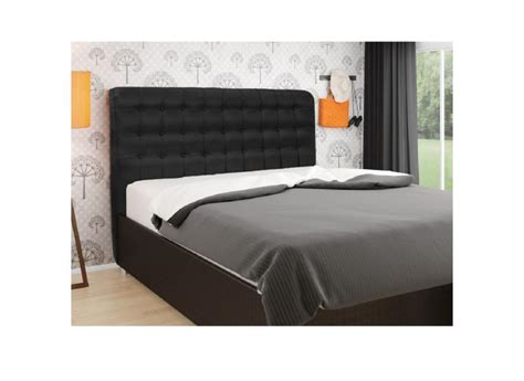 Cabeceira Estofada Dama PVC Botonê para Cama Box de Casal 140 cm