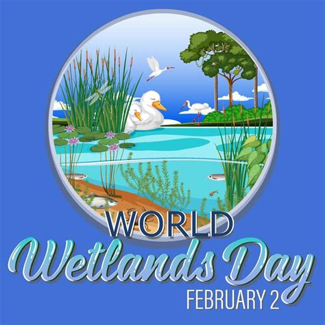 World Wetlands Day poster design 5253864 Vector Art at Vecteezy