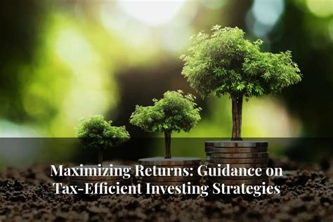 Maximizing Returns With Tax Efficient Investing Strategies