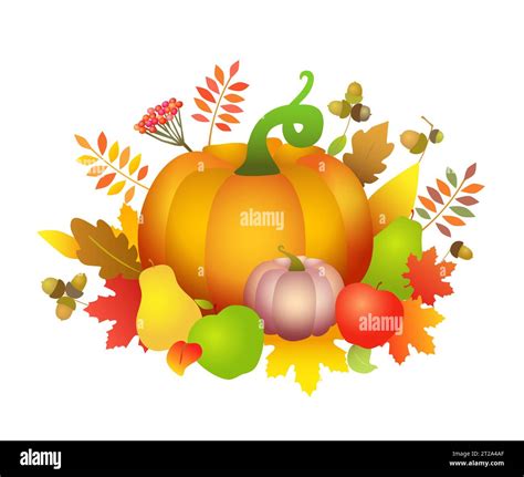 Harvest Of Fruits Stock Vector Images Alamy