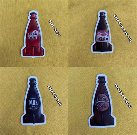 Fallout Nuka Cola Stickers Etsy