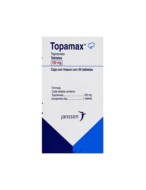 Precio Topamax 100 Mg Con 20 Tabletas Farmalisto Mx