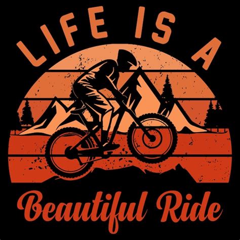 Premium Vector Cycling Vintage Minimal Graphic T Shirt Design