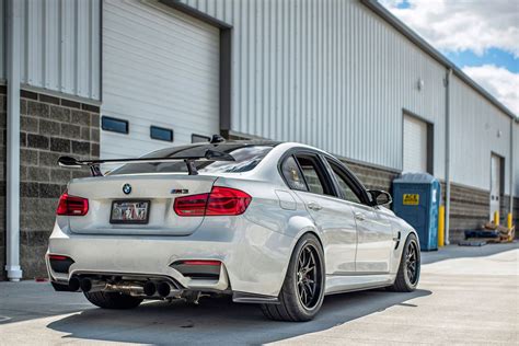 BMW F80 M3 with 18" FL-5 Wheels in Satin Black