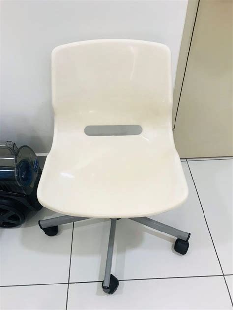 IKEA SNILLE Swivel Chair White Furniture Home Living Furniture