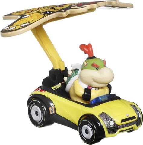 Hot Wheels Mariokart Bowser Jr Sports Coupe Bowser Kite Bol