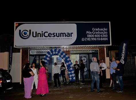 Abordagem Notícias UniCesumar inaugura polo em Cândido Mota