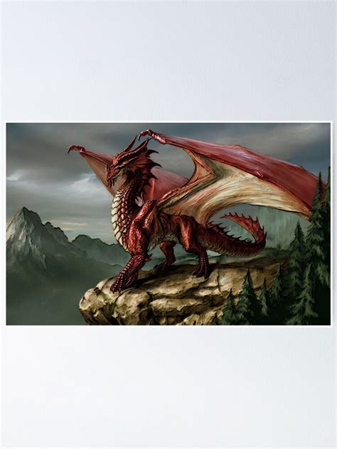 "Red Dragon" Poster for Sale by Ange26 | Redbubble