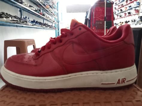 Nike Air Force 1 Gym Red Kemo Fesyen Pria Sepatu Sneakers Di Carousell