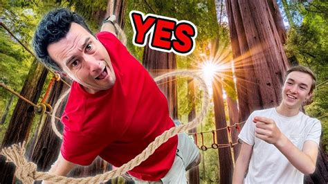 Saying Yes To Everything 😱😭 100 Feet In The Air Videos Ballinger