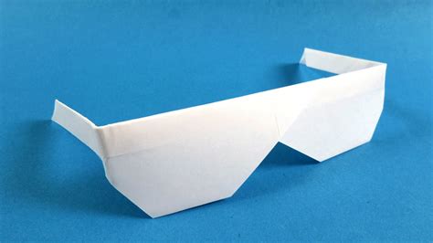 Simple Origami Sunglasses How To Make Traditional Origami Sunglasses Paper Sunglasses Making