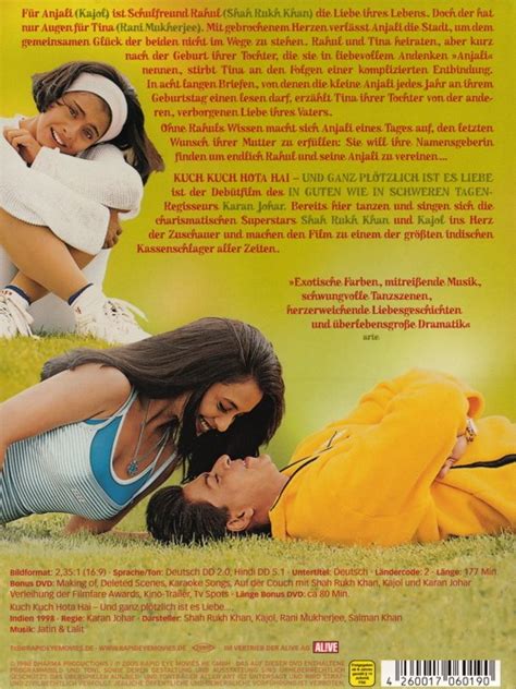 Film Kuch Kuch Hota Hai Und ganz plötzlich ist es Liebe DVD von