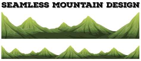 Seamless mountain range design 648102 Vector Art at Vecteezy