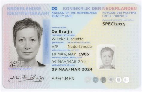 Dutch Identity Card Wikipedia With Regard To Georgia Id Card Template