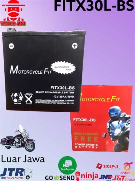 Aki Ytx L Bs Mf Harley Davidson Bmw Seri Klasik V Ah Lazada