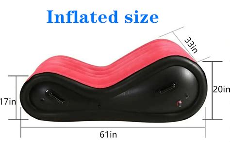 Amazon Inflatable Sex Sofa With Cuff Kit For Bdsm And Bondage Play