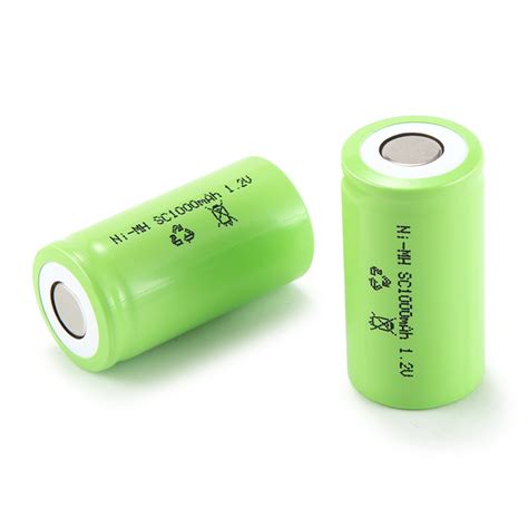 High Capacity Nimh Sc V Mah Sub C Size Batteries Cell