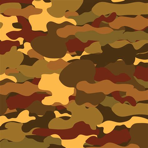 Brown Camouflage Pattern Vector Illustration 18907652 Vector Art At