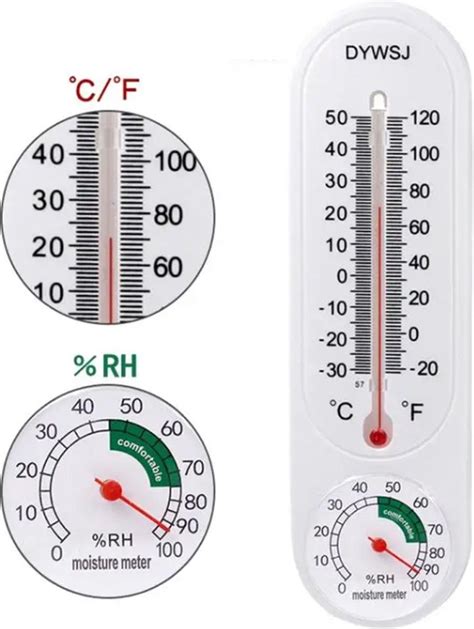 Thermometer En Hygrometer In 1 I Binnen Buiten Thermometer I