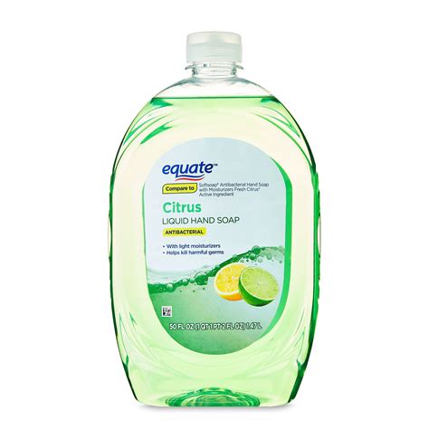 Equate Citrus Antibacterial Liquid Hand Soap 50 Fl Oz Walmart