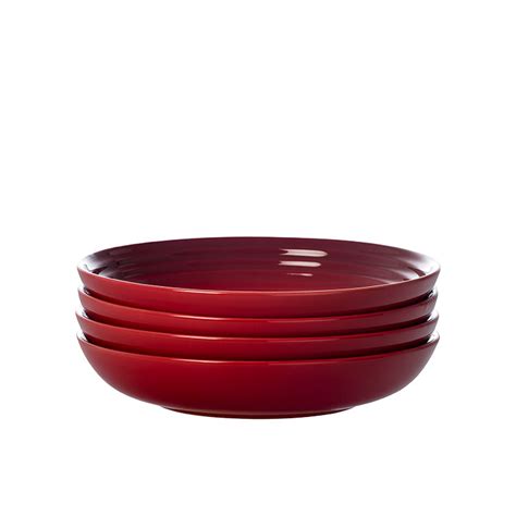 Le Creuset Pasta Bowl 22cm 4pc Cerise Kitchen Warehouse