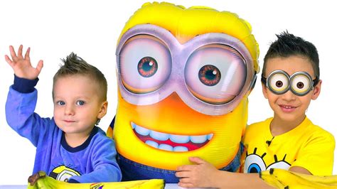 ИГРУШКА МИНЬОН ДЕЙВ Видео для детей Сюрпризы Миньоны Minion toys game ...