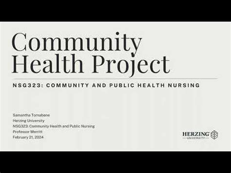 Nsg Community And Public Health Nursing Youtube