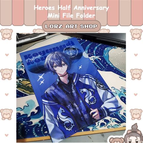 Official HEROES Half Anniversary Mini File Folder NIJISANJI EN JP