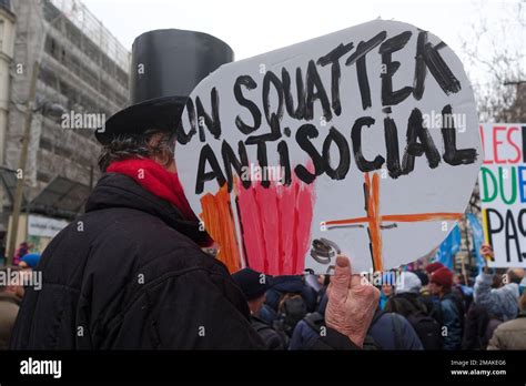 Environ Personnes Paris Selon Les Syndicats Sont Venus Dire