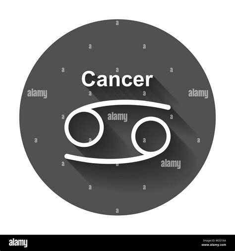 Cancer Zodiac Sign Stock Vector Images Alamy