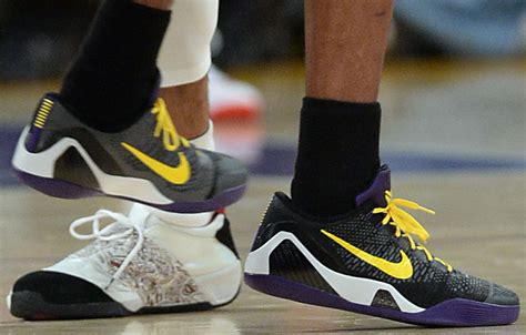 Kobe Bryant Debuts Hollywood Nights Nike Kobe 9 Elite Low Pe Sole