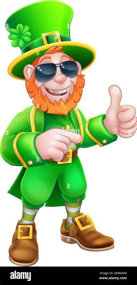 Leprechaun St Patricks Day Cartoon Character Stock Vector Image And Art