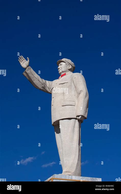 Statue Of Mao Tse Tung Mao Zedong Chairman Of The Communist Party Of