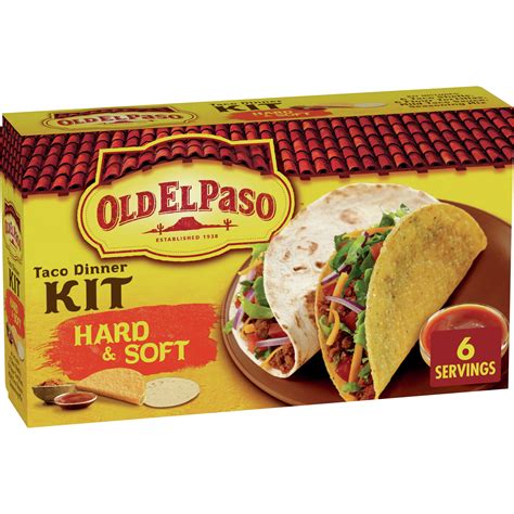 Old El Paso Crunchy Soft Taco Dinner Kit Oz Meal Shells Food