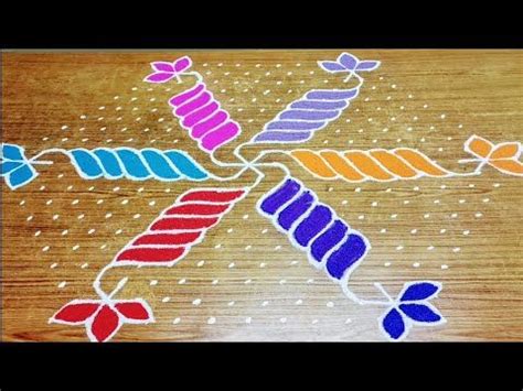 Margazhi Matha Kolangal With 21 X 11 Dots NewYear Kolam 2021