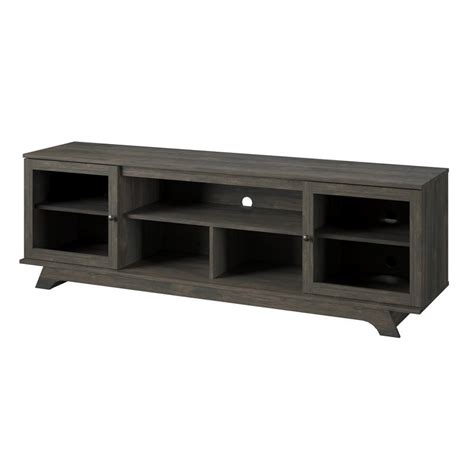 Ameriwood Home Englewood Tv Stand 80 Inch In Weathered Oak 1870213com