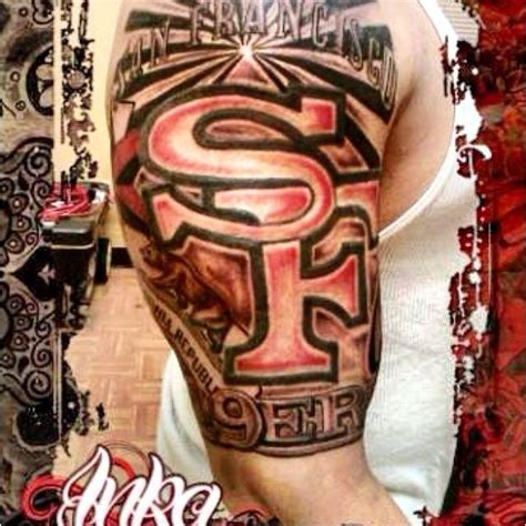 SF Tattoo Niner Fans Pinterest Tattoos Sleeve Tattoos Maori Tattoo