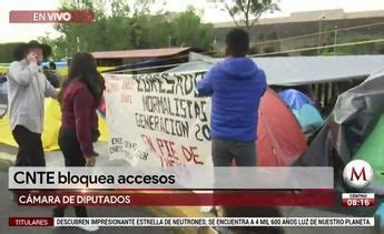 CNTE instala campamento en la Cámara de Diputados Grupo Milenio