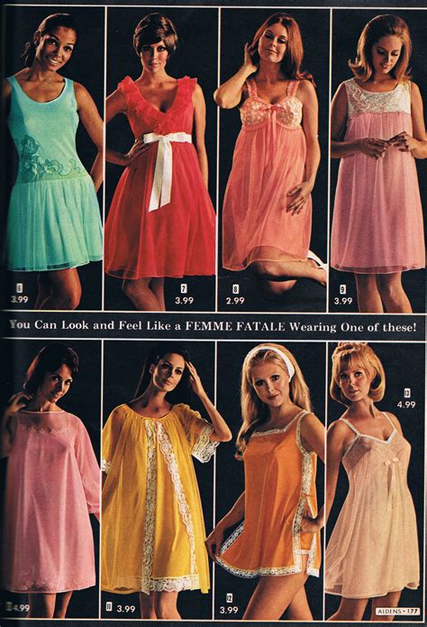 Aldens Catalog Vintage Outfits Retro Fashion Vintage Nightgown