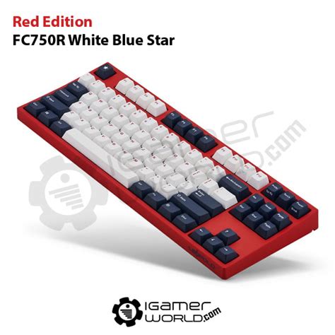 Leopold FC750R PD White Blue Star Gaming Keyboard – iGamerWorld