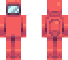 red crewmate - red is sus | Minecraft Skin