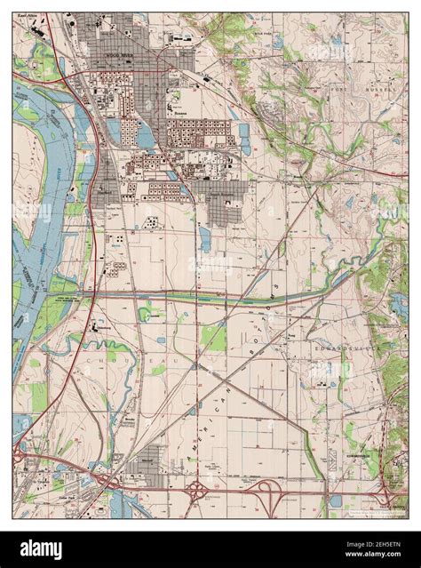 Wood River, Illinois, map 1994, 1:24000, United States of America by ...