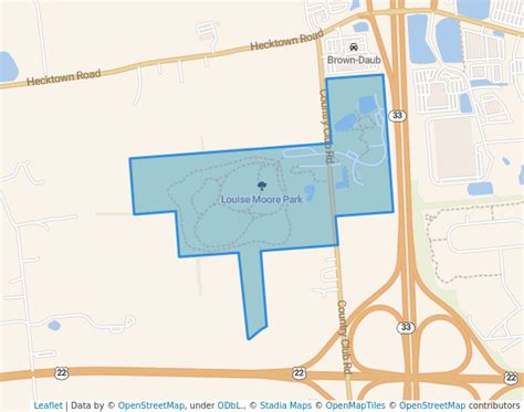 Louise Moore Park In Easton Map And Routes