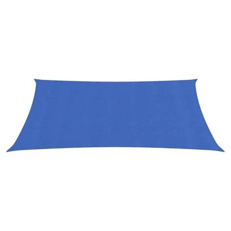 Voile d ombrage PEHD Bleu 2x4m Pwshymi 160g m² Résistant aux UV